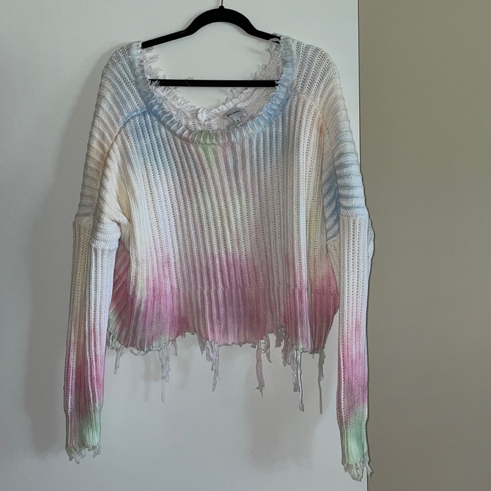 Fringe sweater!